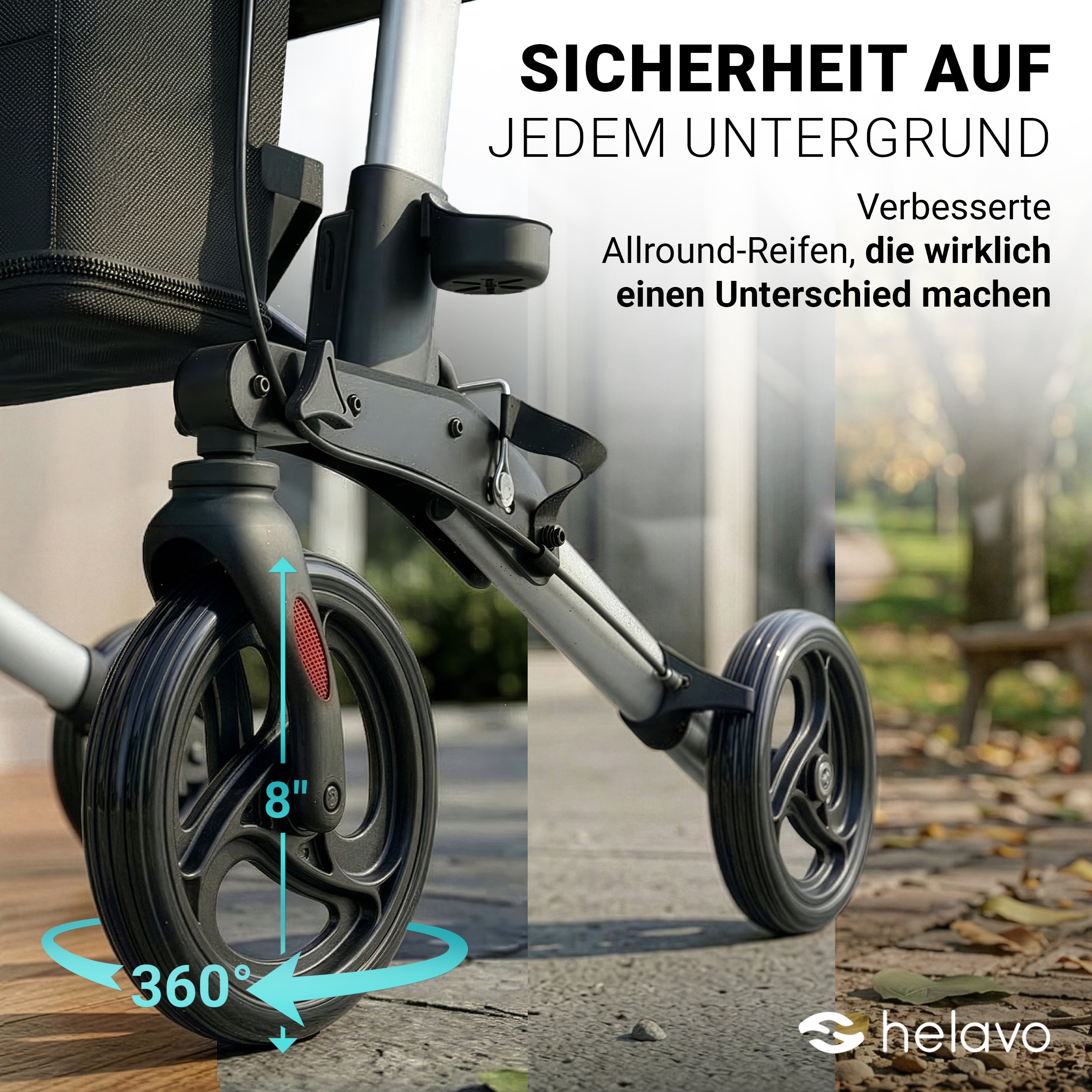 Allround faltbarer Standard-Rollator H1010 Series