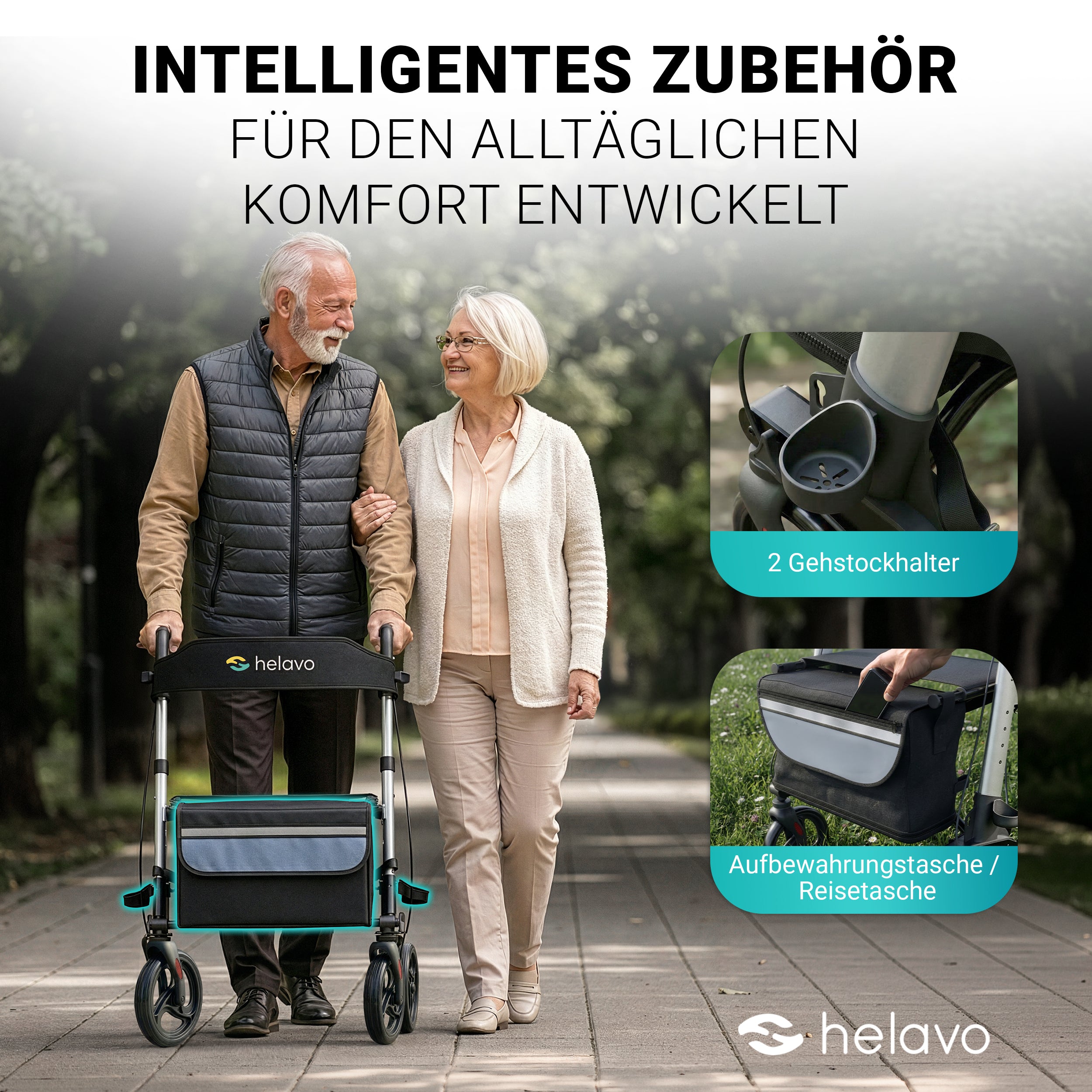 Allround faltbarer Standard-Rollator H1010 Series