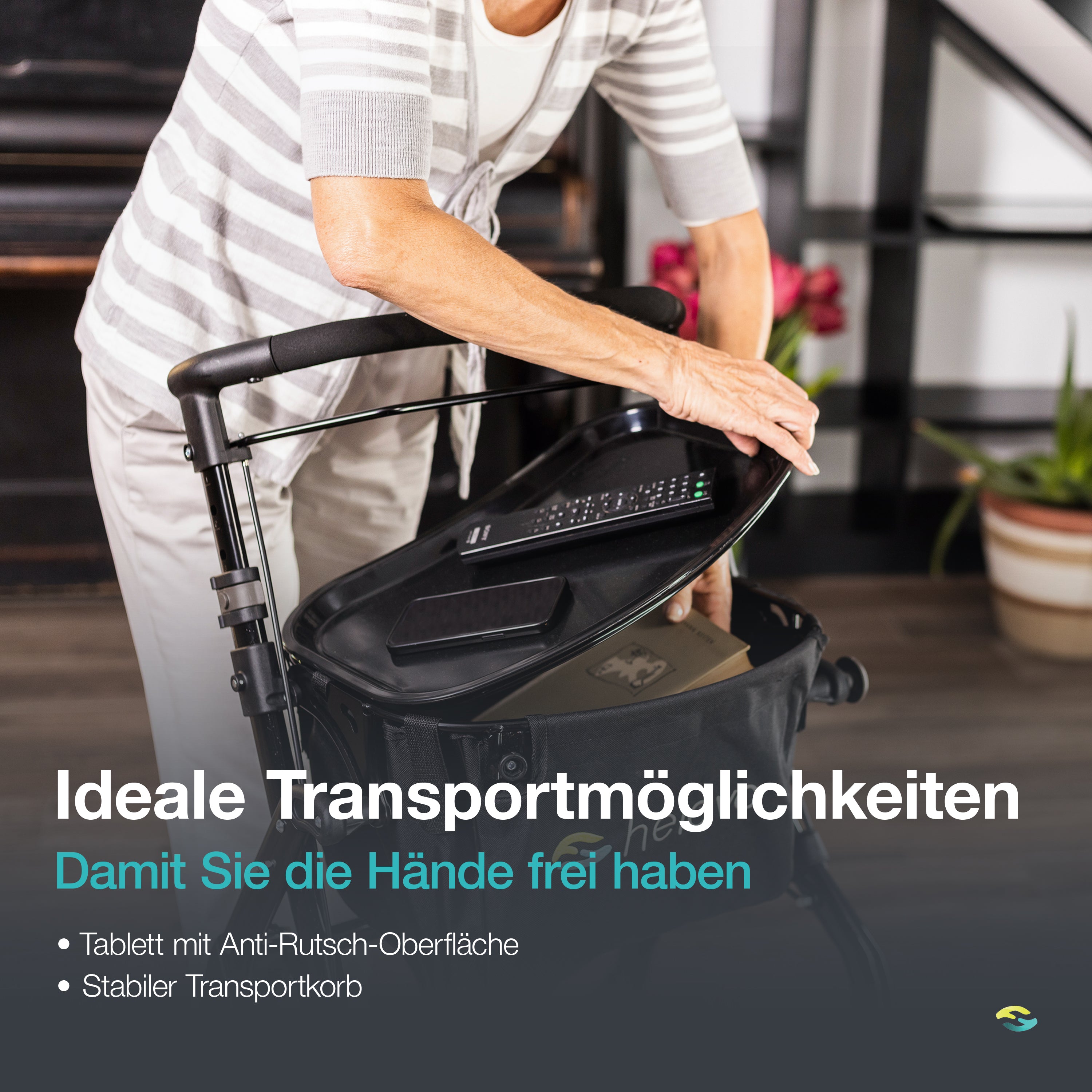 Wohnung Rollator H1030 Series Weiß