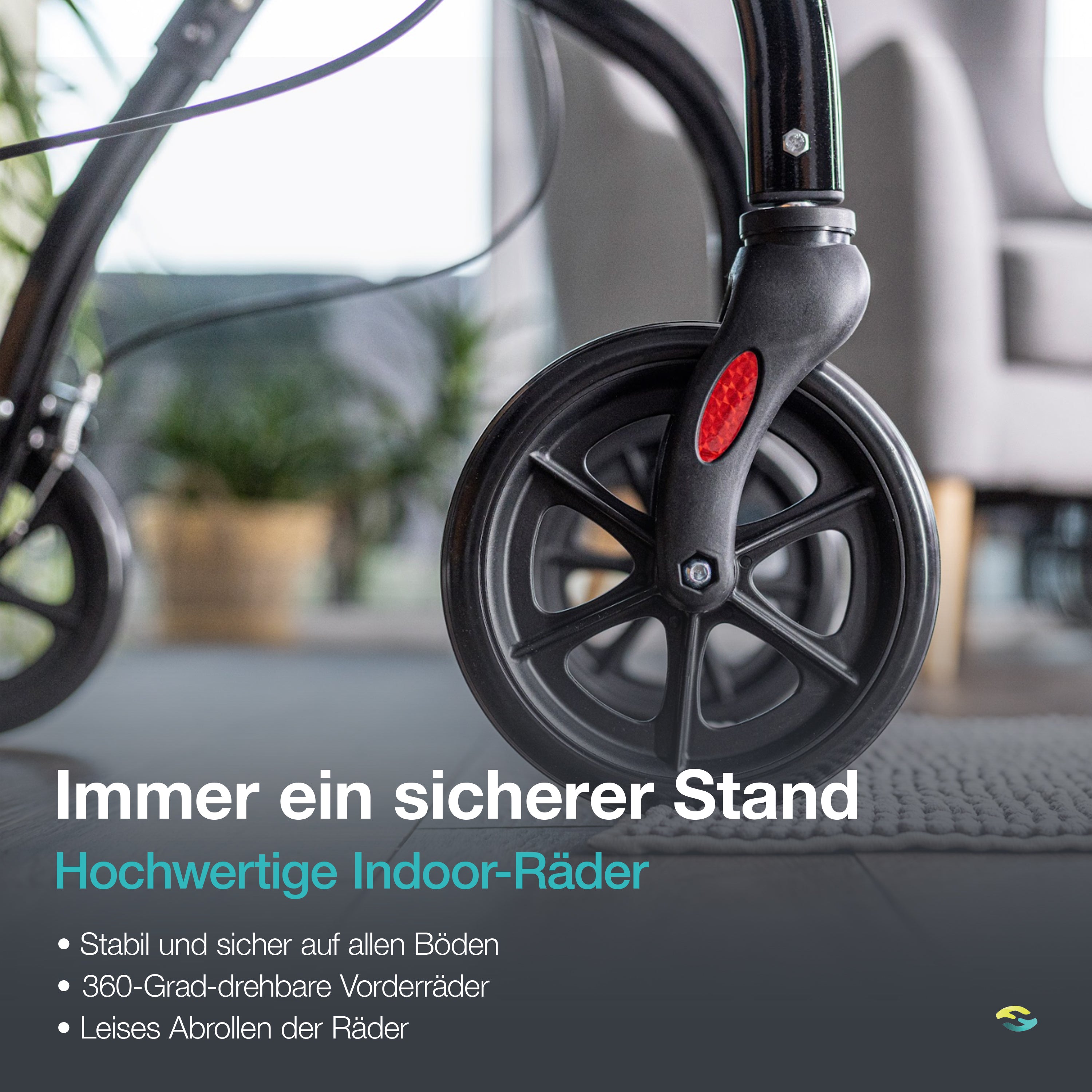 Wohnung Rollator H1030 Series Weiß