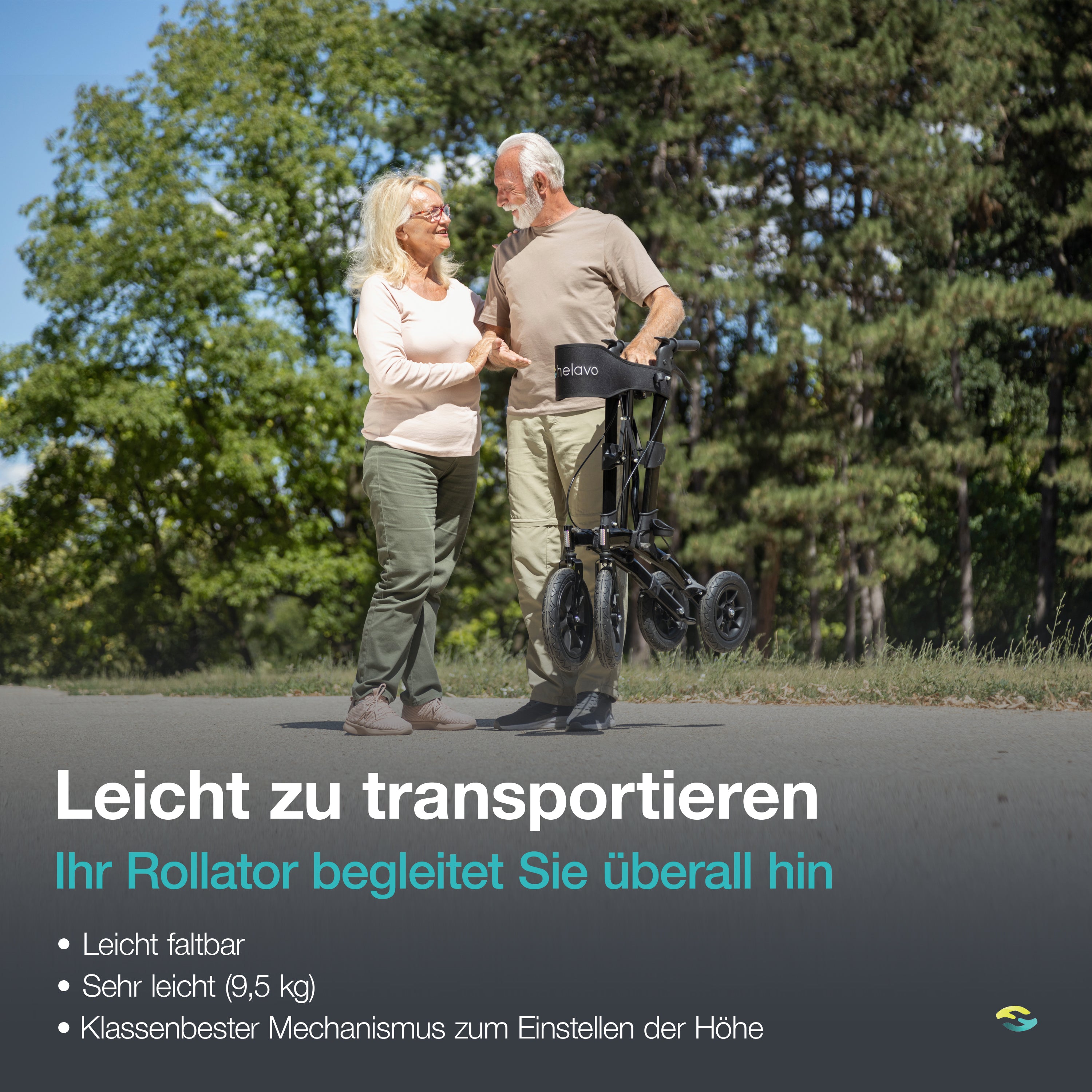 Outdoor Walker Luftreifen H1040 Series Schwarz