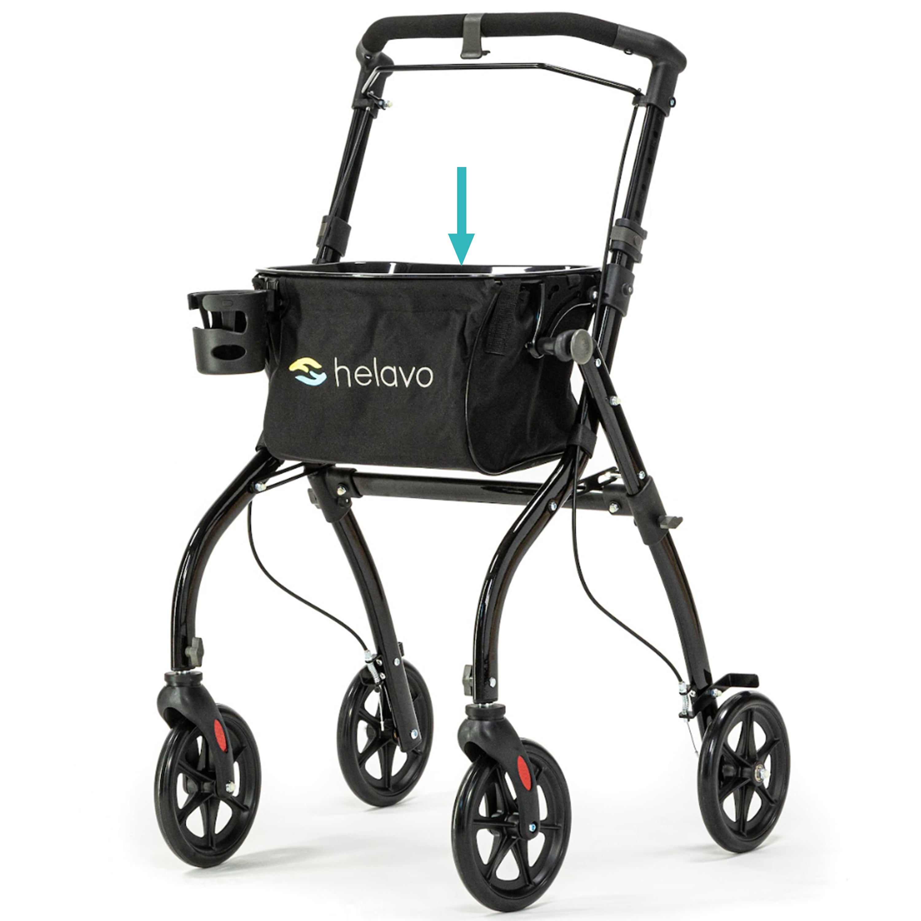 Ersatzteil: Tablett und Antirutschmatte für Helavo H1030 Rollatoren Serie