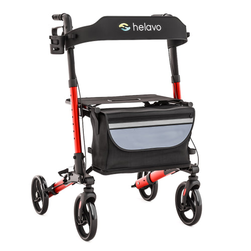 Allround faltbarer Standard-Rollator H1010 Series Rot