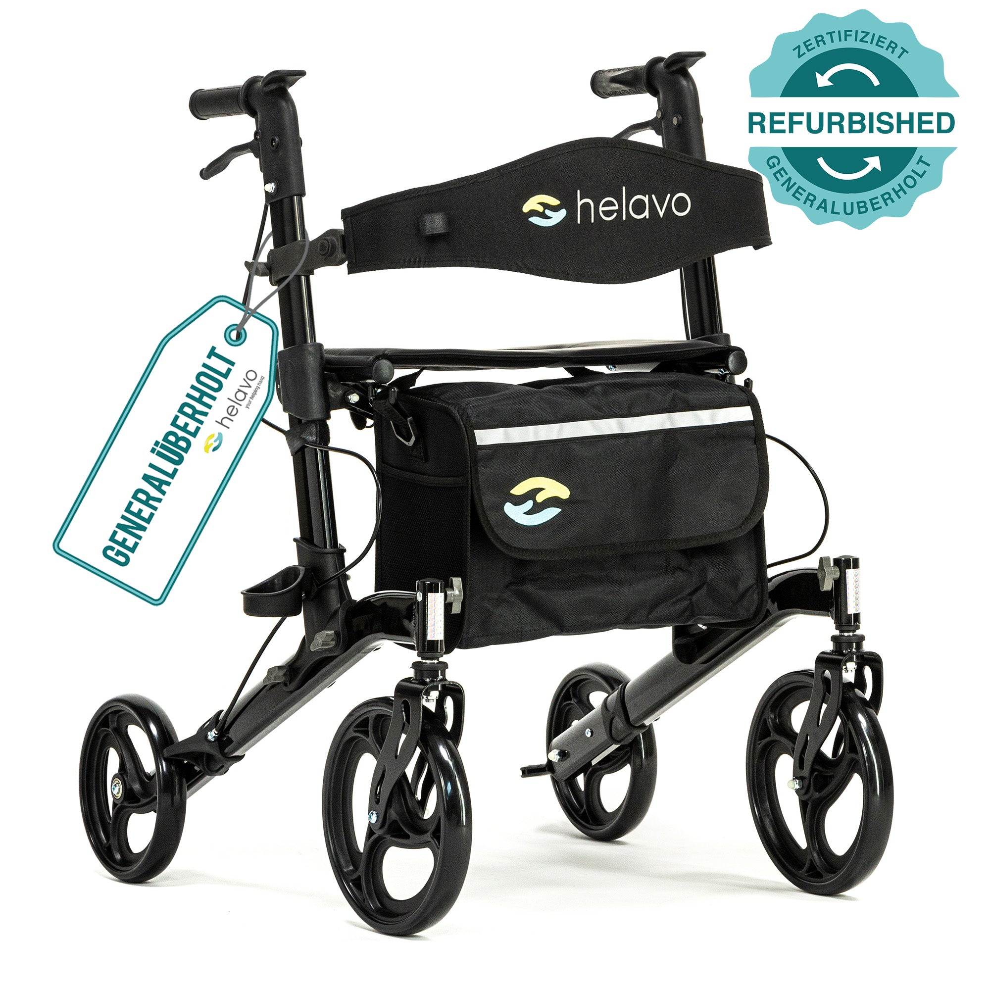 Generalüberholt Allround Premium Rollator H1020 Schwarz