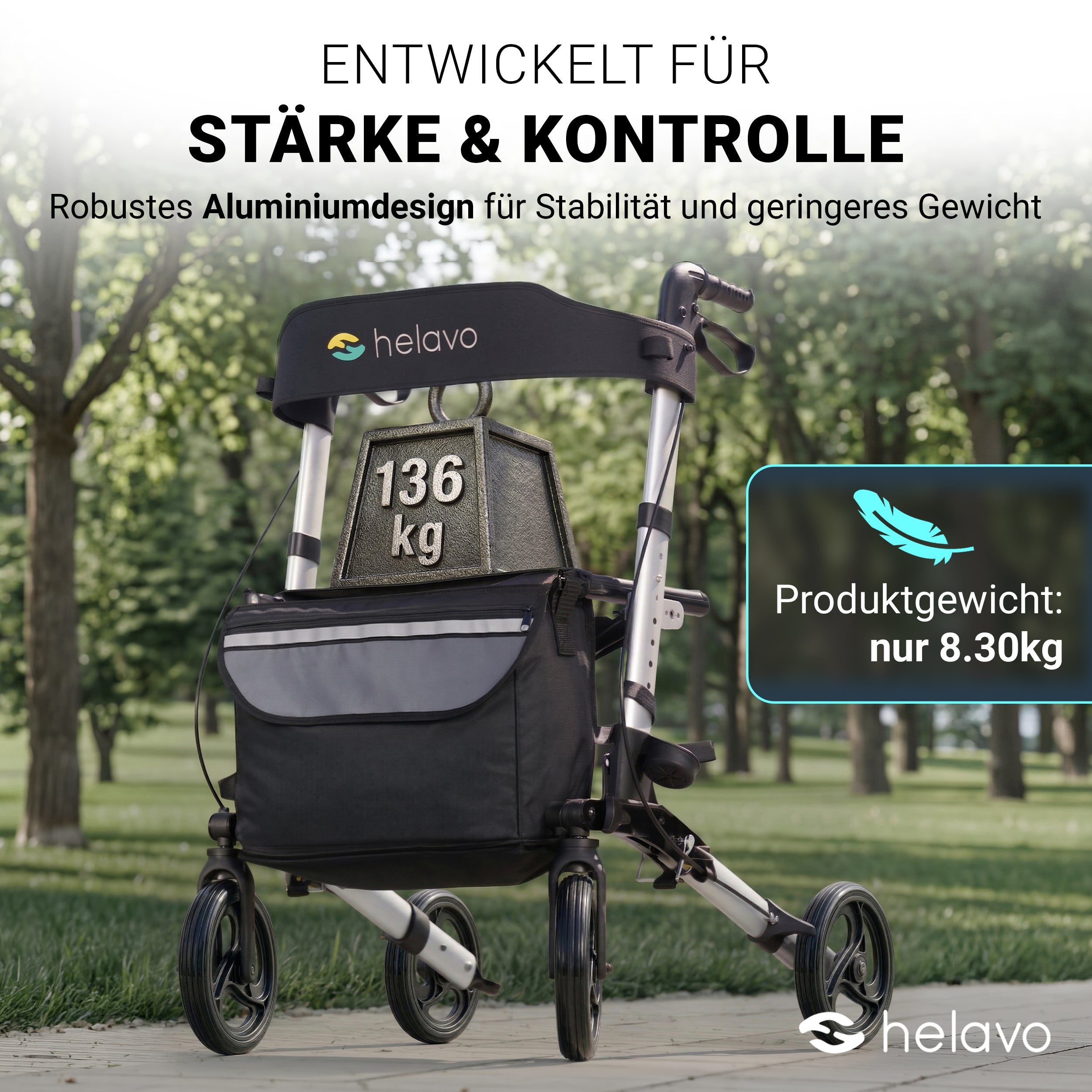 Allround faltbarer Standard-Rollator H1010 Series