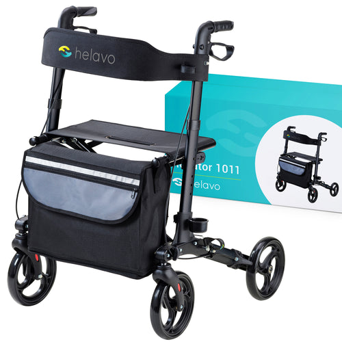 Allround faltbarer Standard-Rollator H1010 Series Schwartz