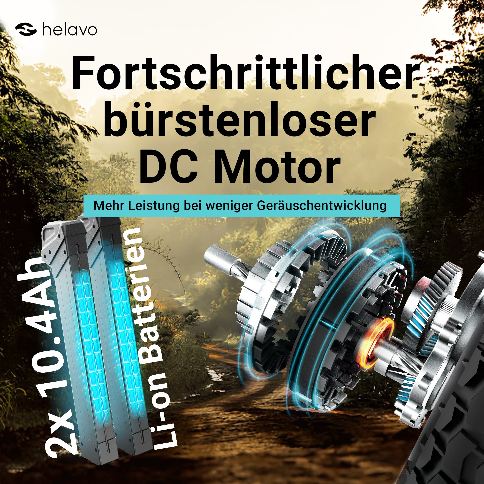 Breiter Geländerollstuhl Elektrisch für Erwachsene – schnell faltbarer Elektrorollstuhl H2010