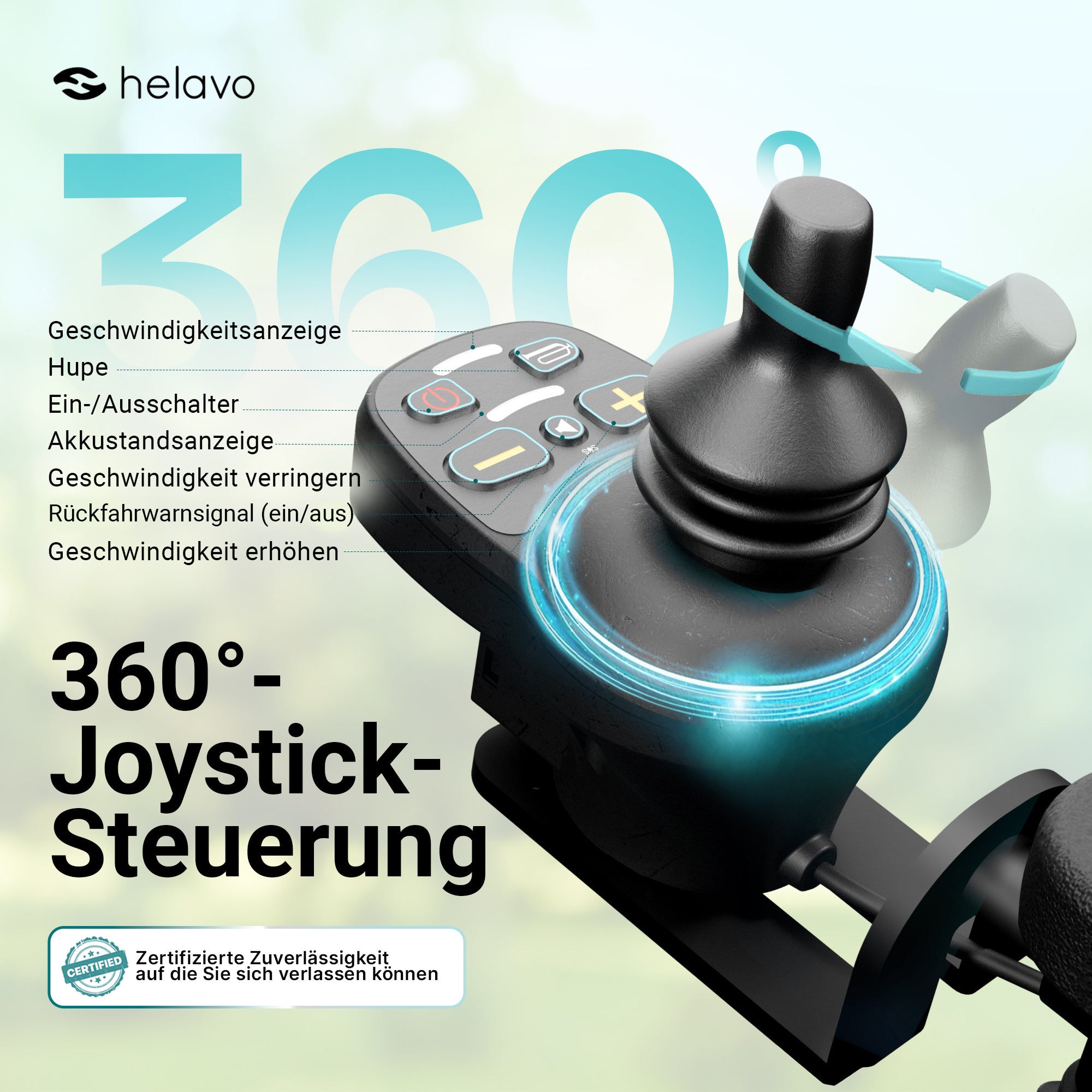 Breiter Geländerollstuhl Elektrisch für Erwachsene – schnell faltbarer Elektrorollstuhl H2010