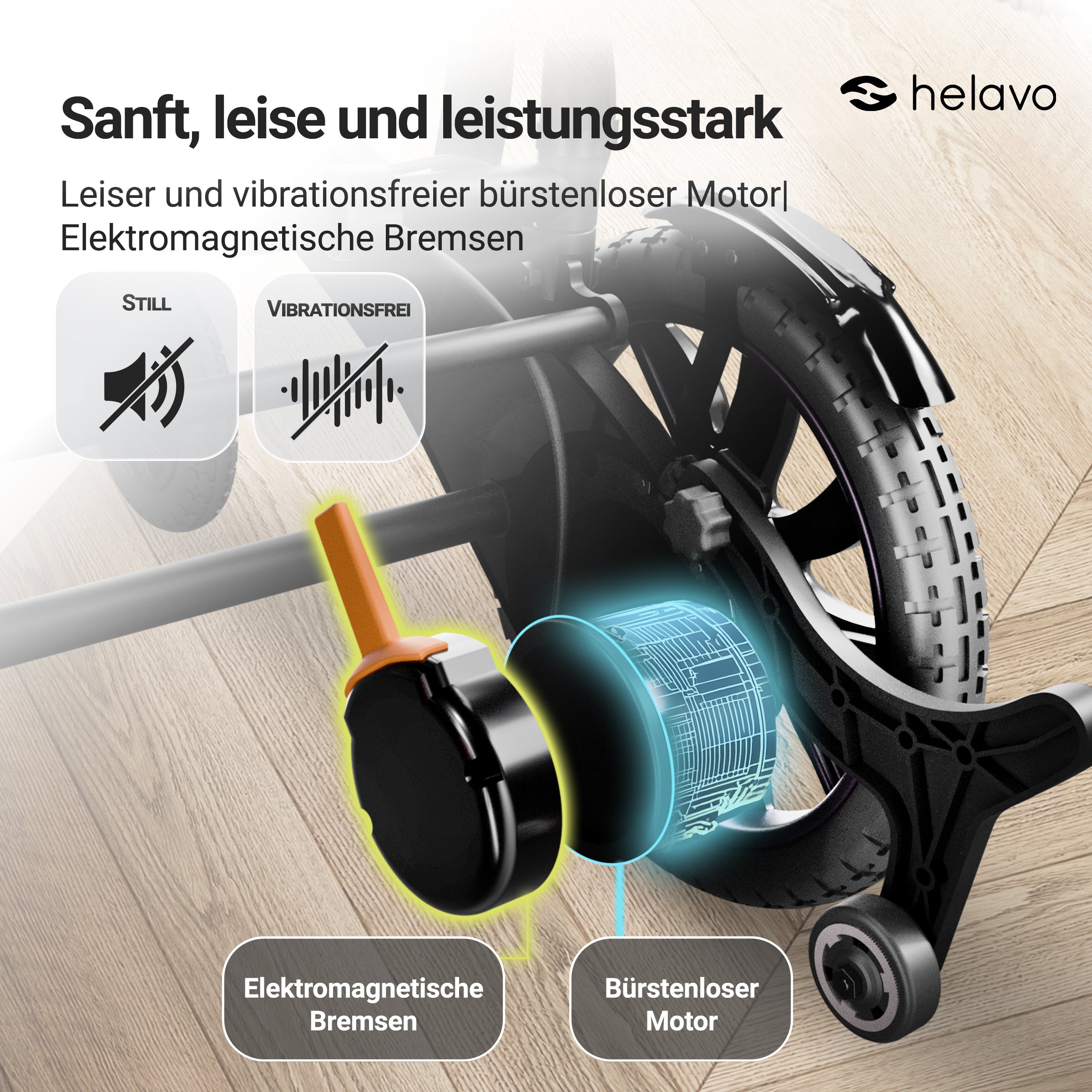 Elektro-Rollstuhl – ultraleicht mit Magnesium- & Carbonrahmen H2320