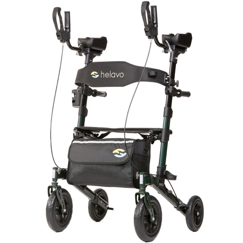 Outdoor-Arthritis-Rollator mit pannensicheren Vollgummireifen H1160 Grün
