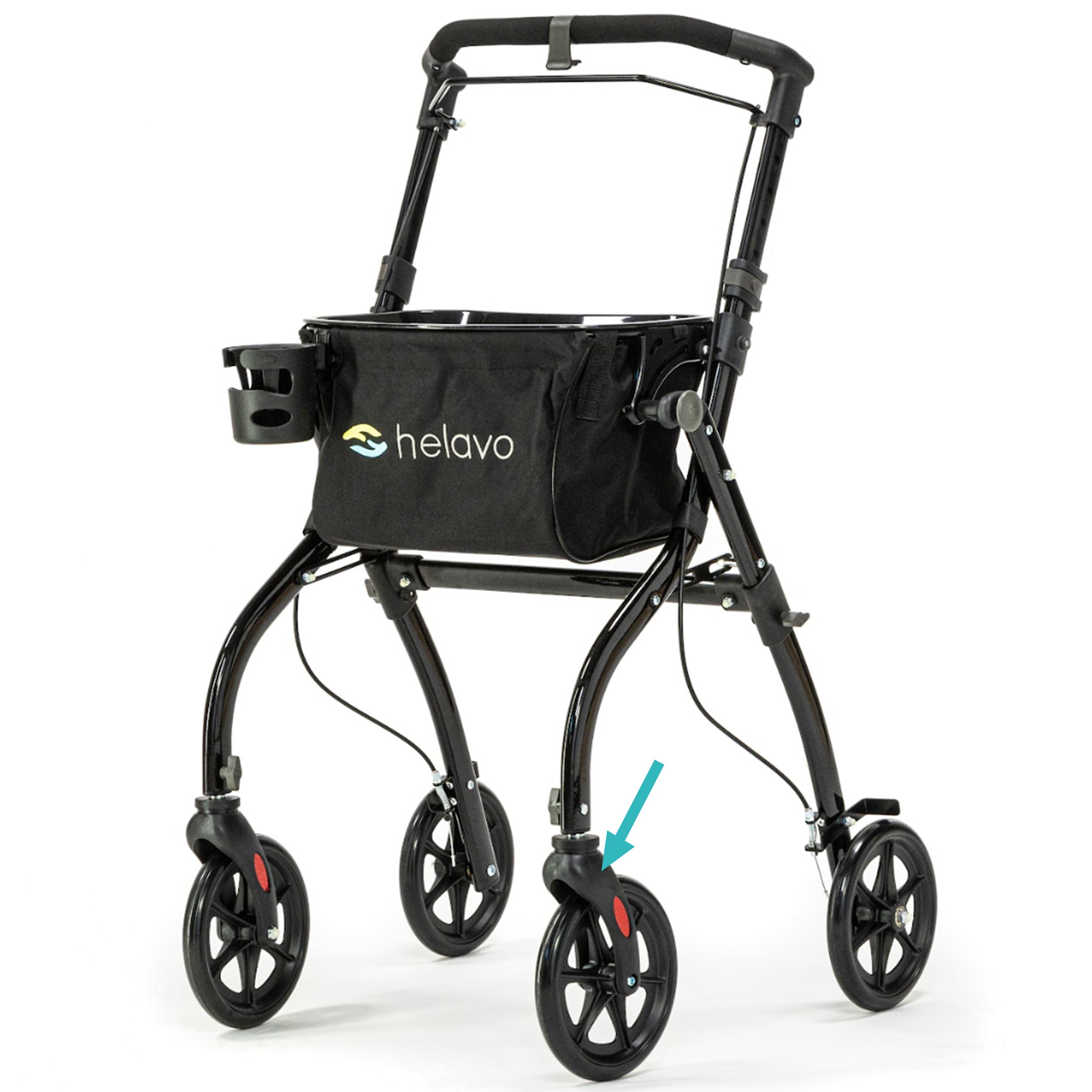 Ersatzteil: Vorderrad für Helavo H1030 Rollatoren Serie